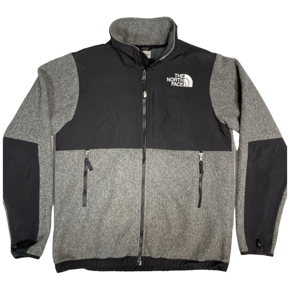 The North Face Youth Boys XL (18/20) Denali POLARTEC Fleece Zipper Jacket Gray